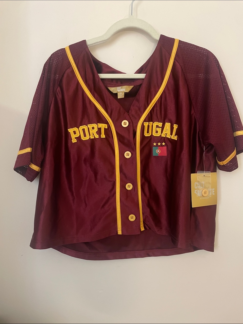 Portugal Women’s Maroon & Gold Jersey